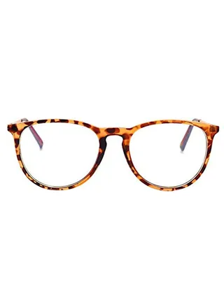 UV400 Cat Eye Anti Blue Ray Clear Lens Glasses 