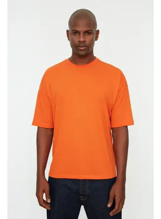 Man T-Shirt Orange 