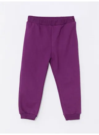 Elastic Waist Basic Baby Girl Sweatpants 