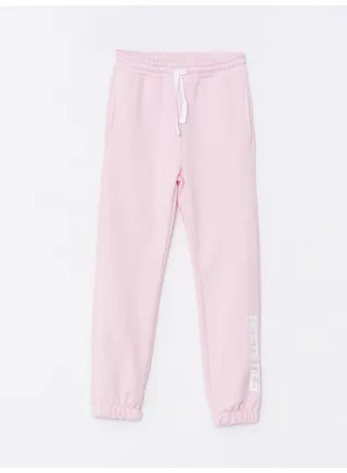 Elastic Waist Printed Girl Jogger Sweatpants 