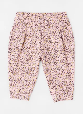 Baby Ditsy Print Pants Mauve 