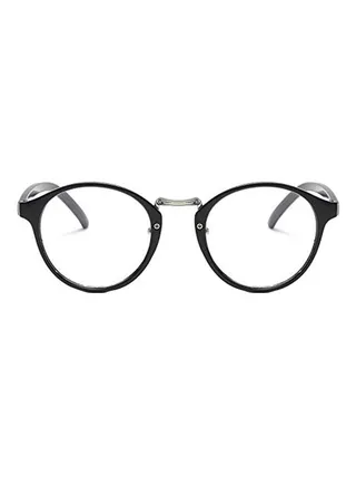 men Plain Cat Eye Frames Eyeglasses 