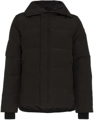 Macmillan quilted shell hooded down parka