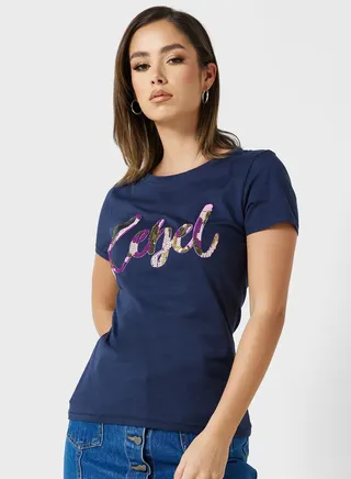 Graphic Crew Neck T-Shirt 
