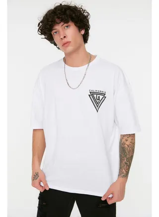 Man T-Shirt White 