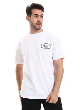 White Rabbit "Gallery Dept" Printed Front & Back White Tee 