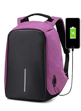 Elegant Anti-Theft Backpack 18 Inch with USB Port 