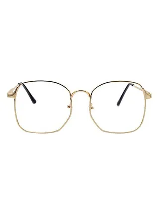unisex Preppy Style Square Frames Eyeglasses 