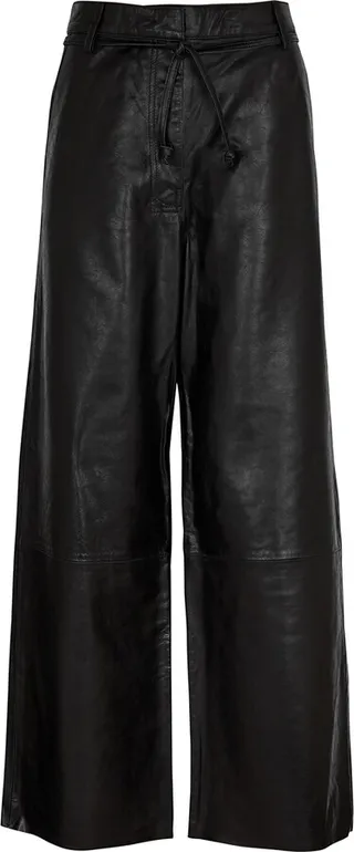 Day Birger Et Mikkelsen Flint Wide-leg Leather Trousers