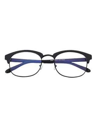 unisex Vintage Clubmaster Style Glasses 