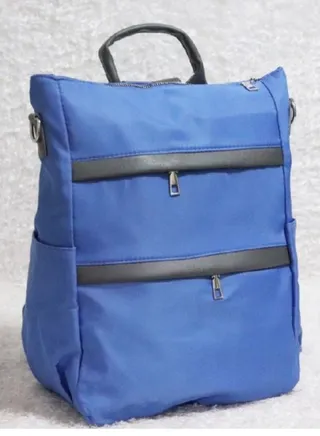 backpack & shoulder bag waterproof blue color 