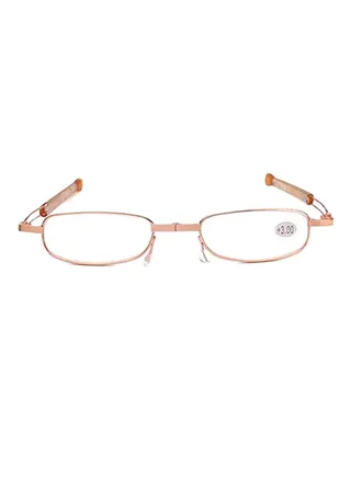 unisex Foldable Rectangular Frames Reading Glasses 