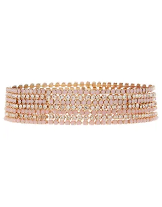 7-Piece Faith Sparkle Stretch Bracelet 