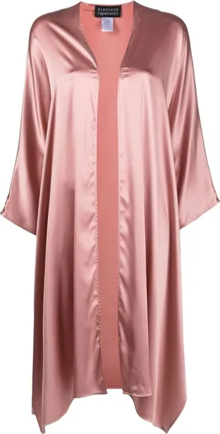 Draped Open-Front Cape