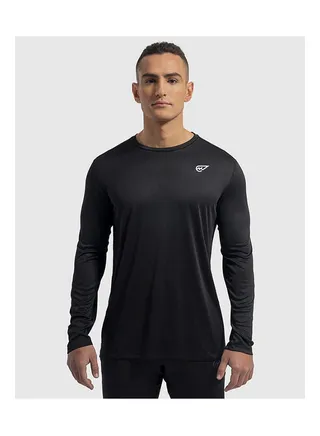 Long Sleeve Crew Neck BLack 