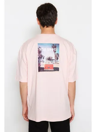Man T-Shirt Powder Pink 