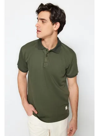 Man Polo T-Shirts Khaki 