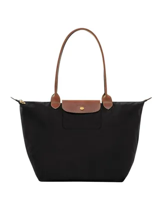 Longchamp women's large tote bag, handbag, shoulder bag black classic style 