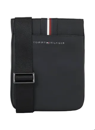Men's Signature Small Crossover Bag -  Smooth finish, Black 