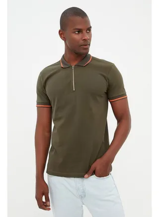 Man Polo T-Shirts Khaki 
