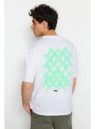 Man T-Shirt White 