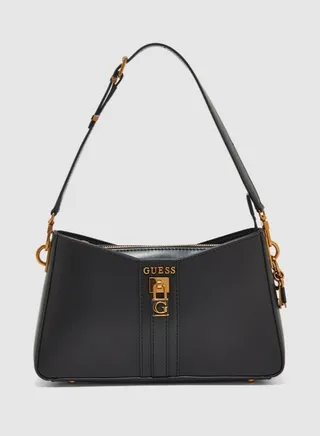 Guess Ginevra Logo Women's Elite Shoulder Bag Black Fashion Versatile Classic SB867518 