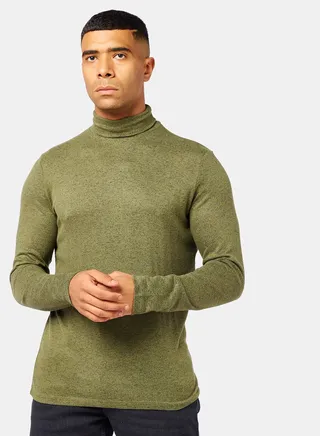 Turtle Neck Marl T-Shirt 