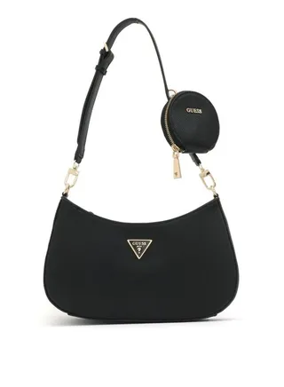 Guess Alexie Top Zip Black Shoulder Bag for Women VG841618 