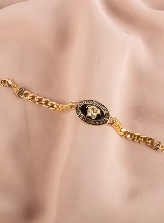 Chinese Gold Bracelet Medousa 