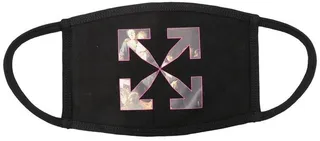Arrows-print face mask