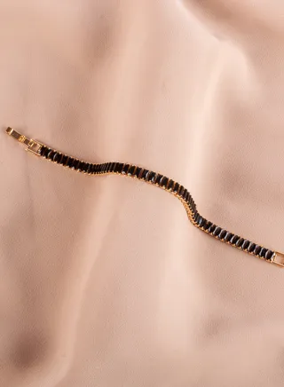 Black Zirconic Tennis Bracelet 