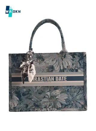 Women's Fashion Printed Shoulder Bag, Ladies Textured Handbag Tote Bags Clutch Bag, Beach Vacation Large-capacity Carrying Bag Side Bag for College Students and Teenager 
