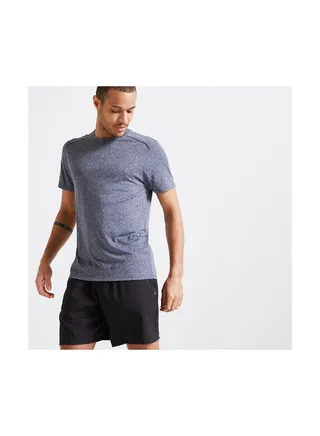 Crew NeckSport Tops T-Shirt Grey 