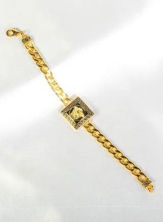 Chinese Gold Bracelet Medousa 