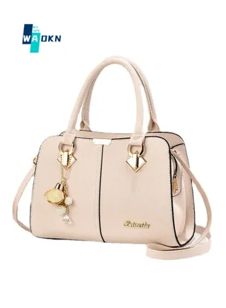 Women's Luxury Trendy Shoulder Bag, Fashionable Large Capacity Handbag Tote Bag for Women, Multi-pocket Crossbody Bag with Charms, Carrying Bag 