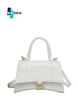 Women's Minimalist Crocodile Shoulder Bag, Ladies Fashionable Casual Tote Bag Handbag Clutch Bag Carrying Bag, PU Leather Crossbody Bag Sling Bag Side Bag 