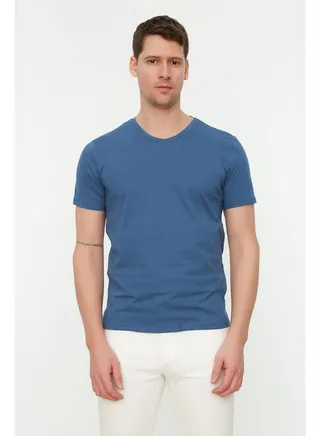 Man T-Shirt Indigo 