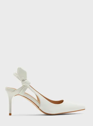 Knot Detail Slingback Pointed Pump