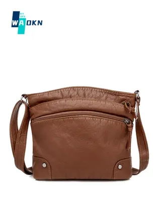 Women's Retro European and American Style Shoulder Bag, Ladies Casual Simple Armpit Bag Sling Bag Side Bag, Solid Color PU Leather Tote Bag Handbag Gift Bag 