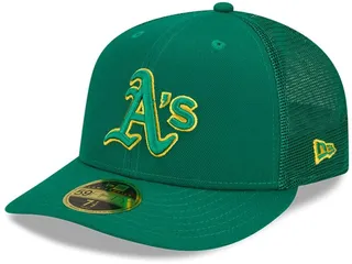 Men's New Era Green Oakland Athletics 2022 Batting Practice Low Profile 59FIFTY Fitted Hat