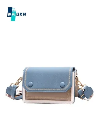 Girls Fashion and Versatile Shoulder Bag, Student Chain Underarm Bag Sling Bag Side Bag, Contrast PU Leather Tote Bag Handbag Gift Bag for College Students and Teens 