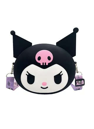 Kawaii Crossbody Shoulder Bag, Cartoon Shoulder Bag, Large Capacity Messenger Bag for Girls School Outing,  Crossbody Bag for Women Girls 