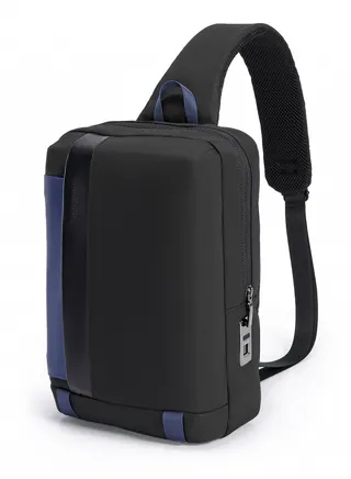 Lifestyle Sling Bag with Fingerprint, Apple Find My Locator, and USB type 