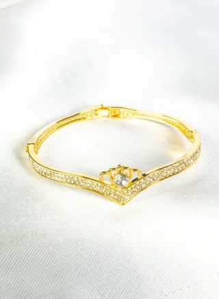 Platinum Zirconic Bracelet Gold (4) 