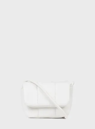 Faux Leather Crossbody Bag 