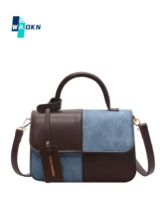 Women's Designer Contrasting Shoulder Bag, Ladies Fashionable and Trendy Tote Bag Handbag Clutch Bag Carrying Bag, High-end Texture Small Square Bag Crossbody Bag Sling Bag Side Bag 