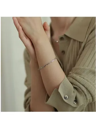 925 Italian silver bracelet Soft and distinctive design 