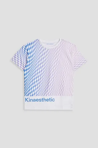 Printed cotton-jersey T-shirt