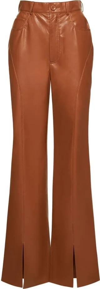 Basha faux leather pants
