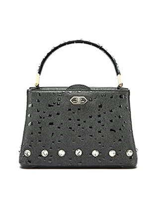 Pioggia Shoulder Bag Black 